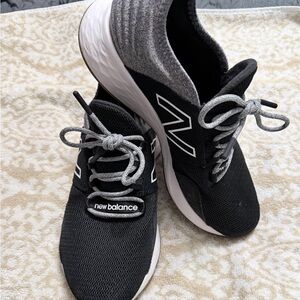 New Balance Black and White Athletic Shoes